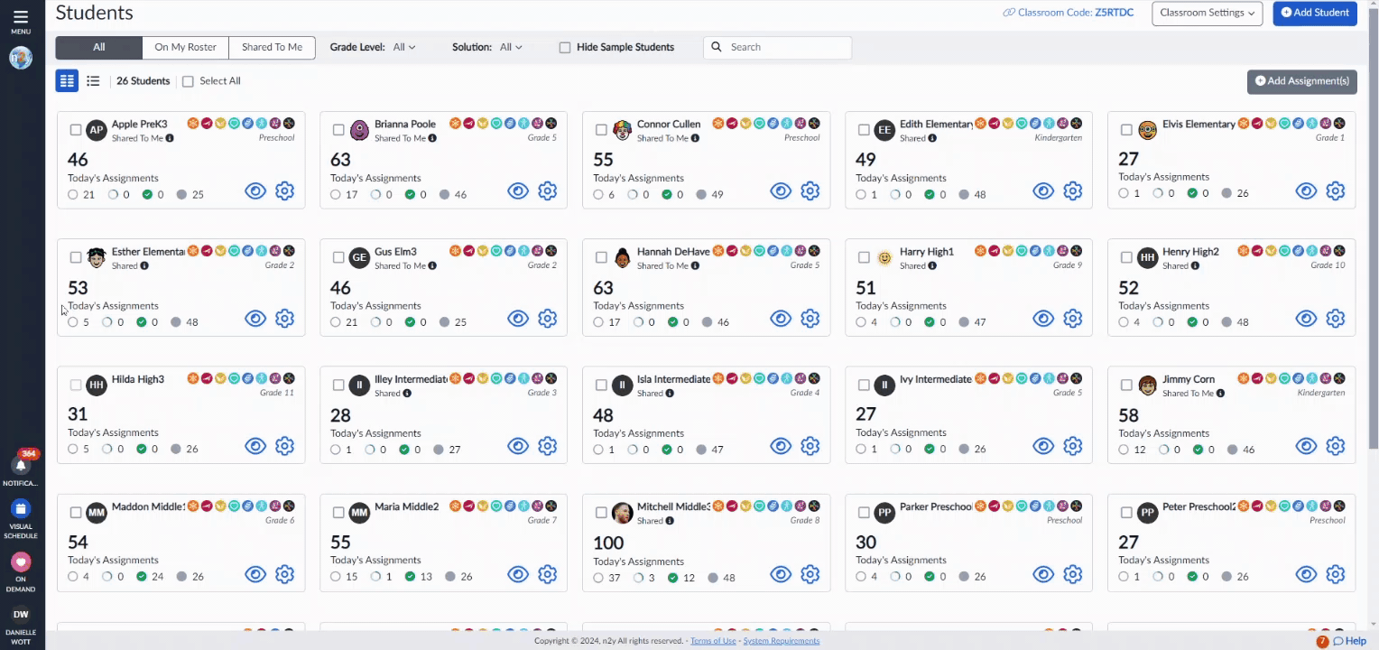 Students - Bulk Share Students Video.gif
